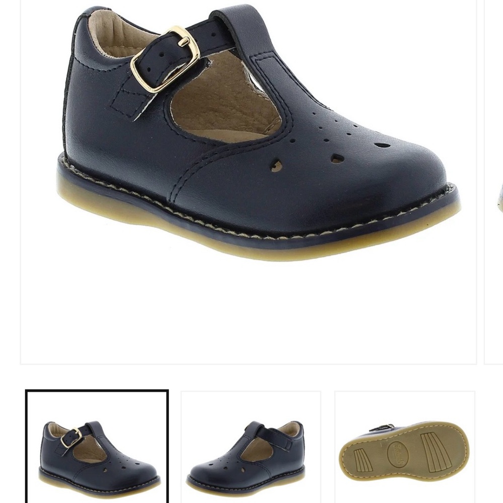 Footmates Navy Mary Janes